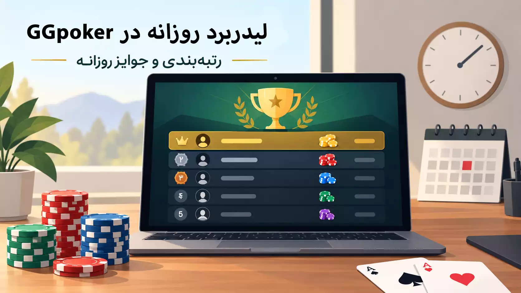 لیدربرد در GGpoker